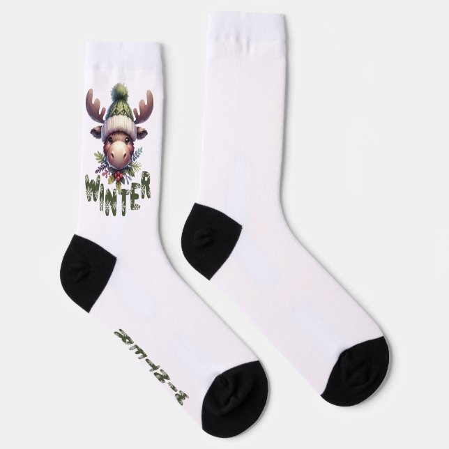 Wintermoose Socken (Rechts)