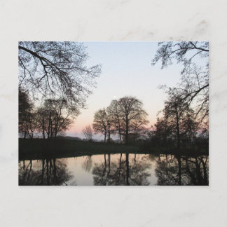 Wintermorgen: Cheshire Postkarte