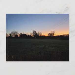 Wintermorgen Postkarte