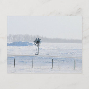 Wintermühle Postkarte