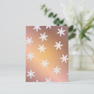 Wintermuster 13 postkarte