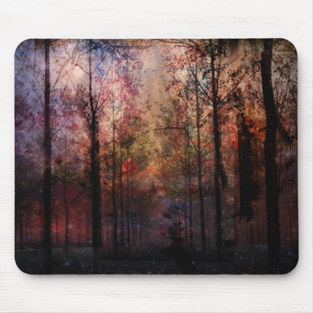 Winternacht Mousepad (Vorne)