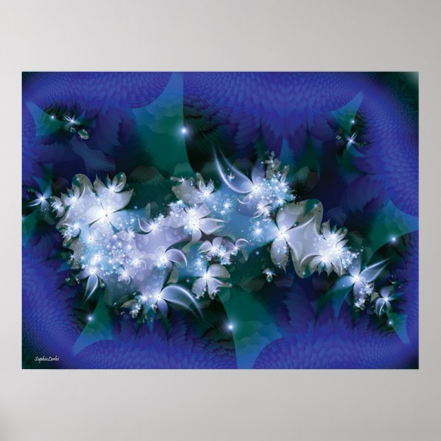 Winternacht Poster (Vorne)