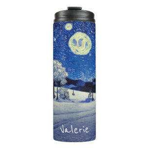 Winternacht Thermosbecher