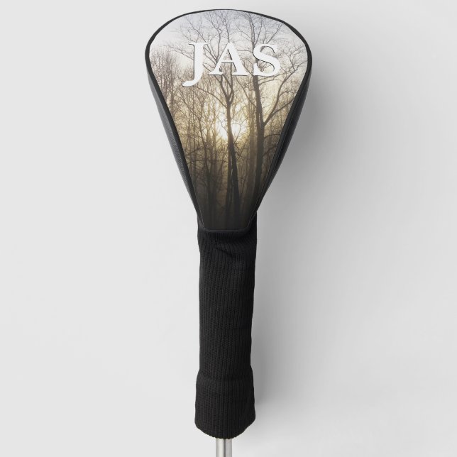 Winternebel Naturfotografie Golf Headcover (Vorderseite)