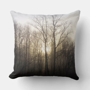 Winternebel Naturfotografie Kissen