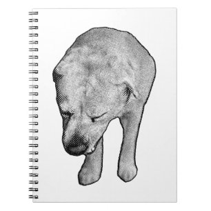 Winternotizen mit markiertem Labrador Notizblock