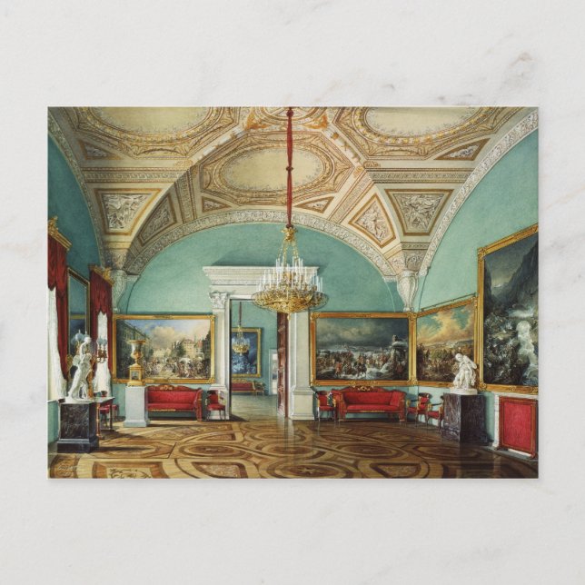 Winterpalast Interieur Postkarte (Vorderseite)