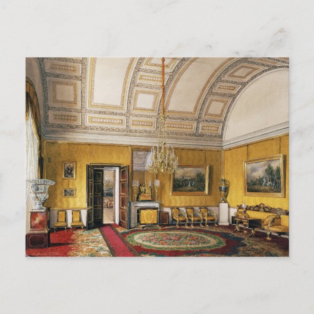 Winterpalast Interieur Postkarte (Vorderseite)