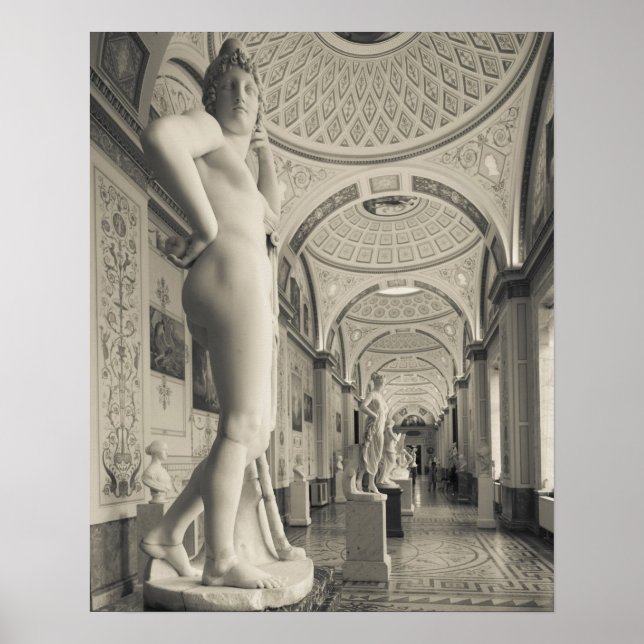 Winterpalast und Eremitage Poster (Vorne)