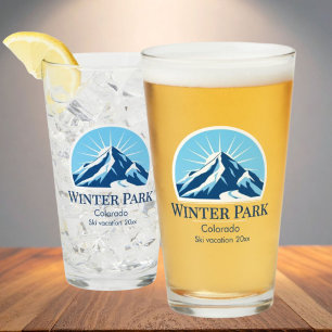 Winterpark Colorado Skigebiet Glas