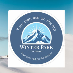 Winterpark Colorado Skiurlaub Aufkleber