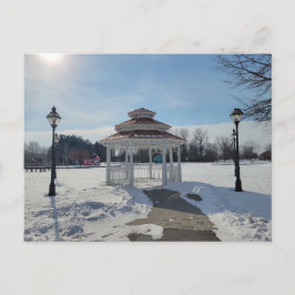 Winterpavillon Taylor Michigan Postkarte