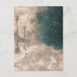 Winterperspektive Postkarte