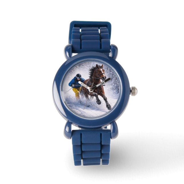  Winterpferd-Schmuck | Uhren (Vorderseite)