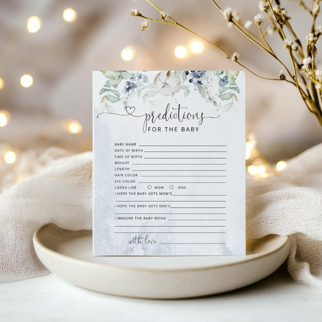 Winterprognose für die Babykarte (Von Creator hochgeladen)