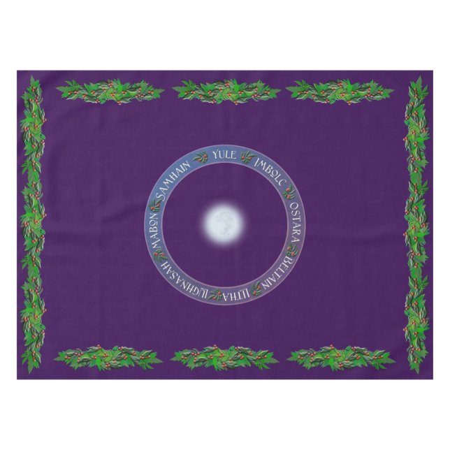 Winterrad des Jahres Tischdecke (Vorderseite (Horizontal))
