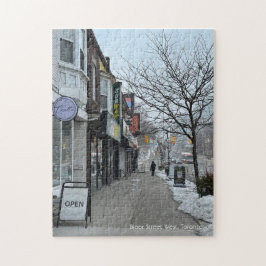 Winterrätsel in der Bloor Street West, Toronto