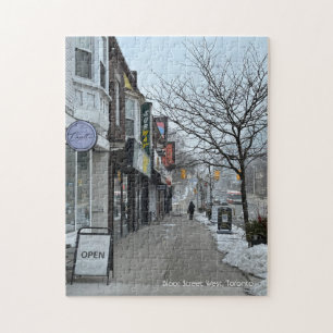 Winterrätsel in der Bloor Street West, Toronto