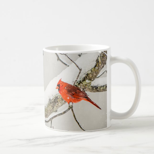 Winterroter Kardinal Kaffeetasse (Rechts)
