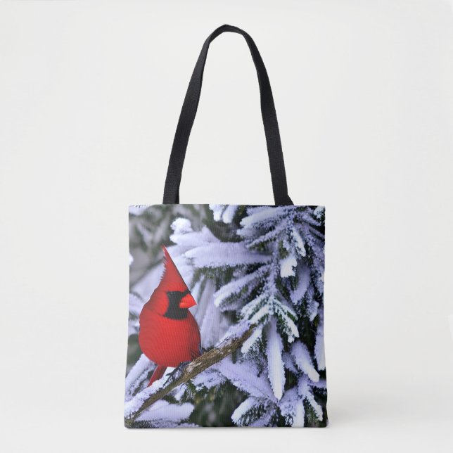 Winterroter Kardinal Tasche (Vorderseite)