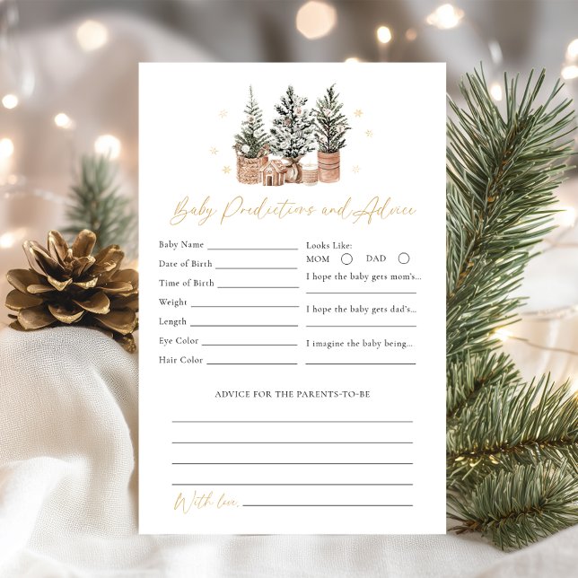 Winterrustikale Kindervoraussagen, Advice Shower G (Von Creator hochgeladen)