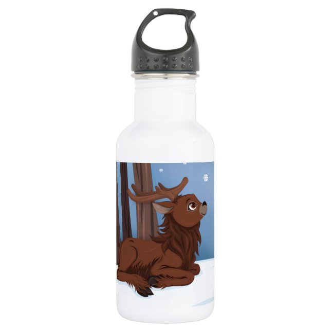 Winterrutscher Trinkflasche (Vorderseite)