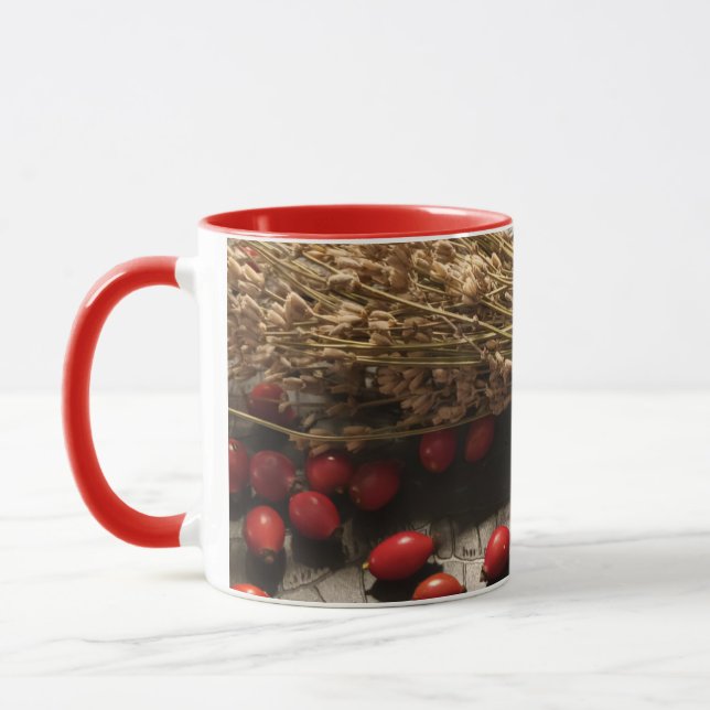 Winter's Arrangment Mug Tasse (Links)