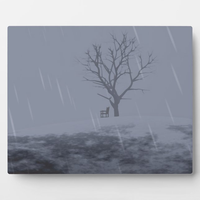 Winter's Chill Foto Plaque Fotoplatte (Vorderseite)