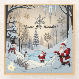 "Winter's Cosy Corner" Glasuntersetzer