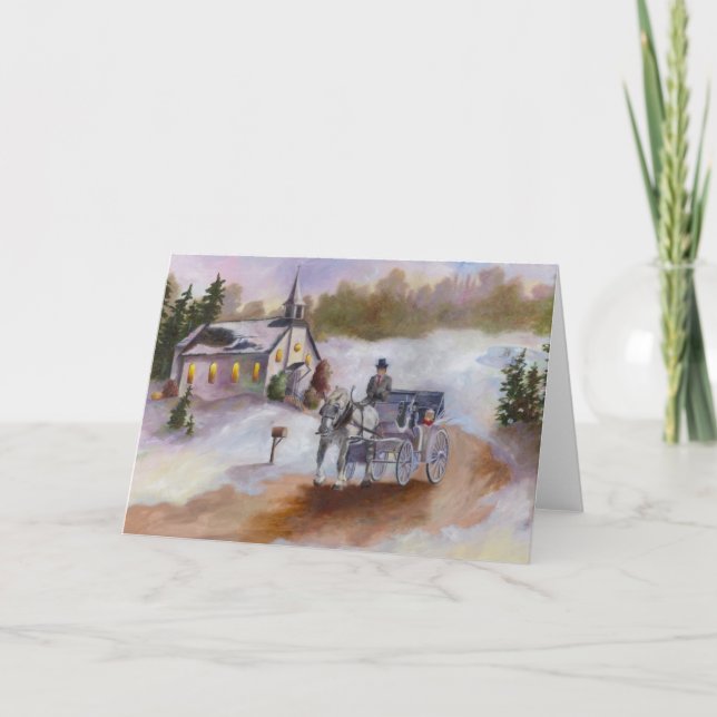 Winters Dream leere Karte (Vorderseite)