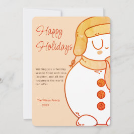 Winter's Embrace Holiday Card Feiertagskarte