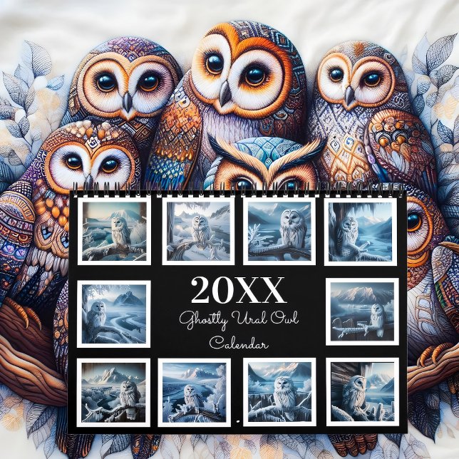 Winter's Whisper: Ein Jahr mit dem Ural Owl 20XX Kalender (Von Creator hochgeladen)