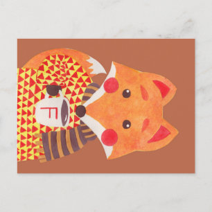 Wintersaison (Fox Edition) Postkarte