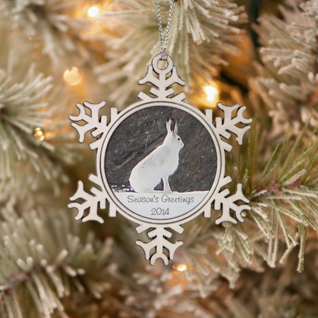 Wintersaison Grüße Snowflake Ornament (Baum)