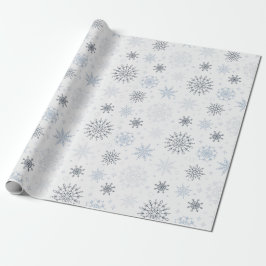 Wintersaison Snowflake Niedliches Weihnachtsgesche Geschenkpapier