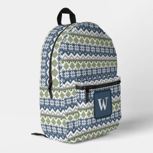 Winterschal Bedruckter Rucksack
