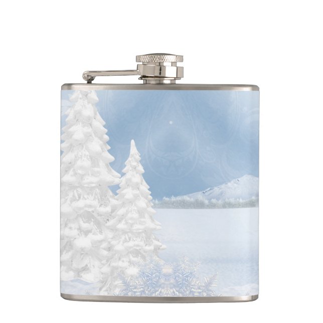 WINTERSCHENKE AUS BLAU UND WEISS FLACHMANN (Vorderseite)