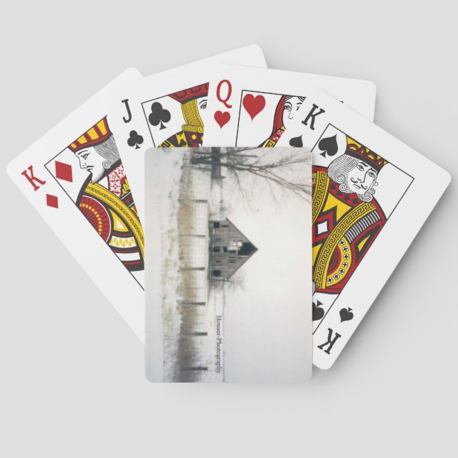 Winterscheune Spielkarten (Rückseite)