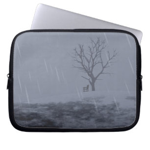Winterschillernder Laptop-Sieb Laptopschutzhülle