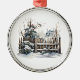 Winterschmuck Ornament Aus Metall
