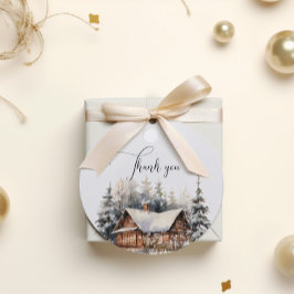 Winterschnee Baby Es ist kalt draußen Danke Geschenkanhänger