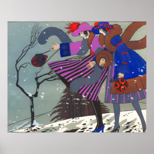 WINTERSCHNEE / FASHION COSTUME DESIGNER POSTER