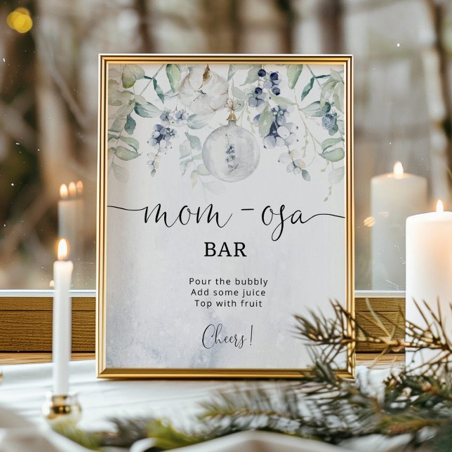 Winterschnee geschlechtsneutral Mama-osa-Bar Poster (Von Creator hochgeladen)