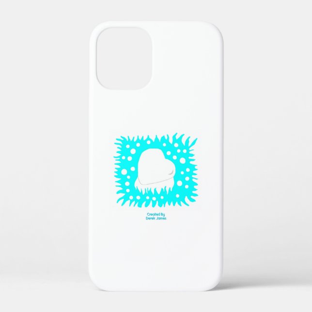 Winterschnee Herz Apple iPhone 12 Mini-Fall Case-Mate iPhone Hülle (Rückseite)