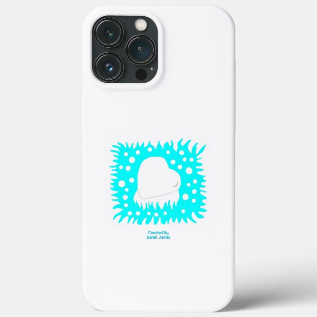 Winterschnee Herz Apple iPhone 13 Pro Max Fall Case-Mate iPhone Hülle (Rückseite)