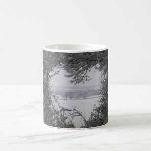 Winterschnee Herz Weihnachten Foto Kaffee Tee Tass Kaffeetasse