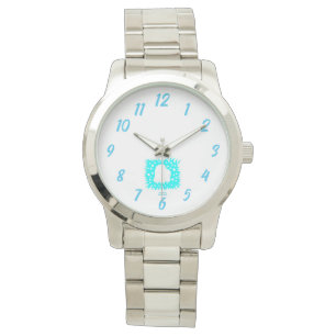 Winterschnee Herzstück Unisex Silver Bracelet Scha Armbanduhr