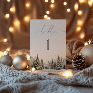Winterschnee in der Liebe Bridal Tafelschild Sockelschild