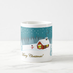 Winterschnee Kaffeetasse